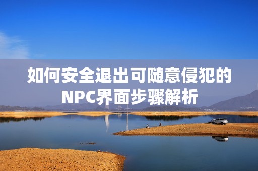 如何安全退出可随意侵犯的NPC界面步骤解析