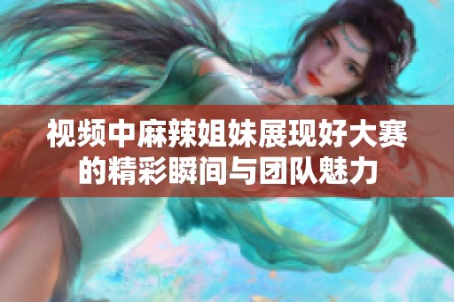 视频中麻辣姐妹展现好大赛的精彩瞬间与团队魅力