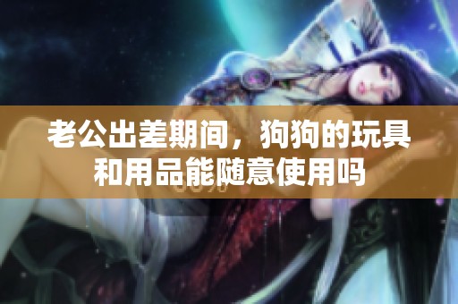 老公出差期间，狗狗的玩具和用品能随意使用吗