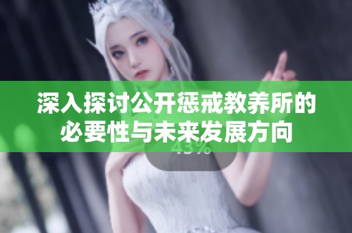 深入探讨公开惩戒教养所的必要性与未来发展方向