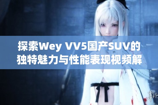 探索Wey VV5国产SUV的独特魅力与性能表现视频解析