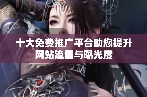 十大免费推广平台助您提升网站流量与曝光度
