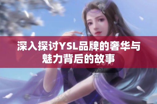 深入探讨YSL品牌的奢华与魅力背后的故事