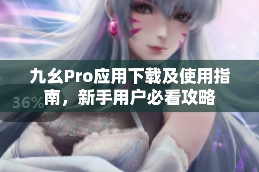 九幺Pro应用下载及使用指南，新手用户必看攻略