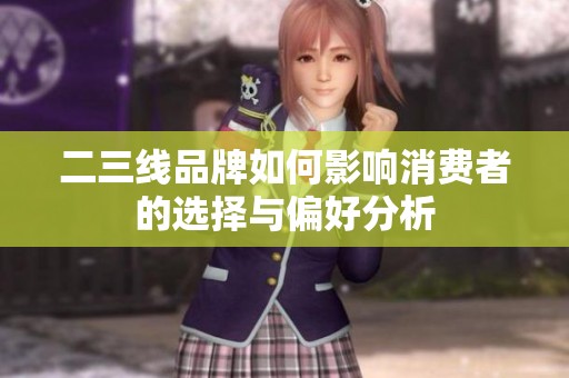二三线品牌如何影响消费者的选择与偏好分析