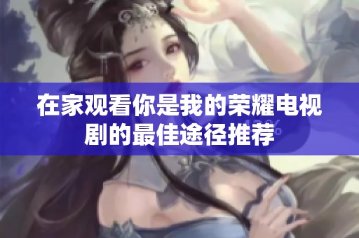 在家观看你是我的荣耀电视剧的最佳途径推荐