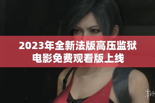 2023年全新法版高压监狱电影免费观看版上线