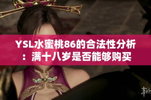YSL水蜜桃86的合法性分析：满十八岁是否能够购买