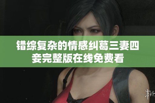 错综复杂的情感纠葛三妻四妾完整版在线免费看