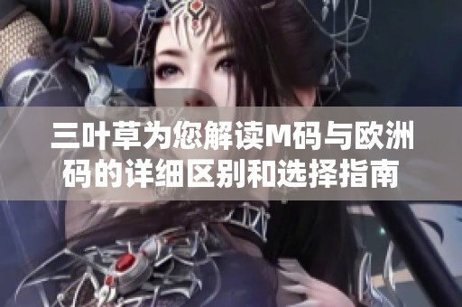 三叶草为您解读M码与欧洲码的详细区别和选择指南