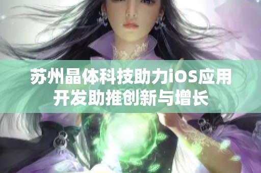 苏州晶体科技助力iOS应用开发助推创新与增长