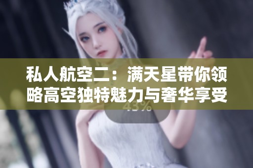 私人航空二：满天星带你领略高空独特魅力与奢华享受