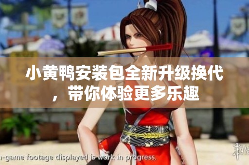 小黄鸭安装包全新升级换代，带你体验更多乐趣