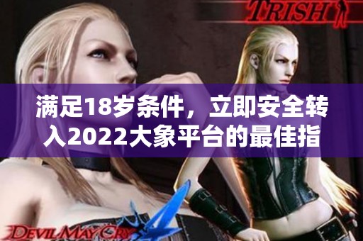 满足18岁条件，立即安全转入2022大象平台的最佳指南