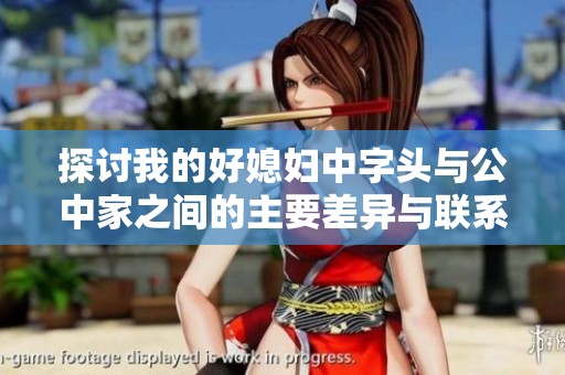 探讨我的好媳妇中字头与公中家之间的主要差异与联系