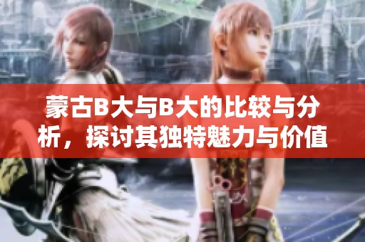 蒙古B大与B大的比较与分析，探讨其独特魅力与价值