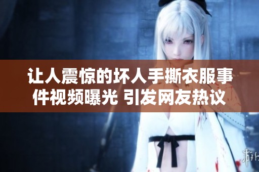 让人震惊的坏人手撕衣服事件视频曝光 引发网友热议