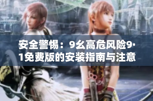 安全警惕：9幺高危风险9·1免费版的安装指南与注意事项