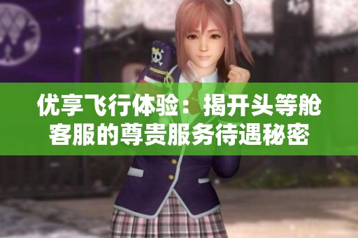 优享飞行体验：揭开头等舱客服的尊贵服务待遇秘密