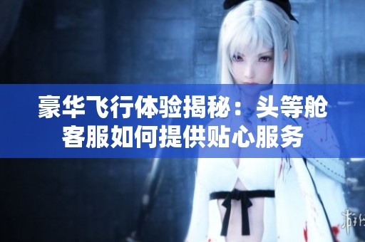 豪华飞行体验揭秘：头等舱客服如何提供贴心服务