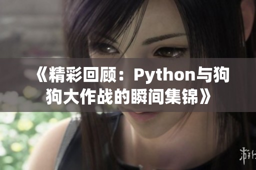 《精彩回顾：Python与狗狗大作战的瞬间集锦》