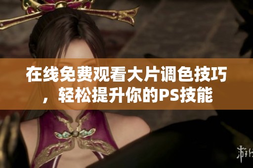 在线免费观看大片调色技巧，轻松提升你的PS技能