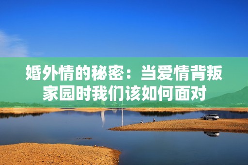 婚外情的秘密：当爱情背叛家园时我们该如何面对