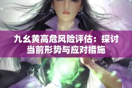 九幺黄高危风险评估：探讨当前形势与应对措施