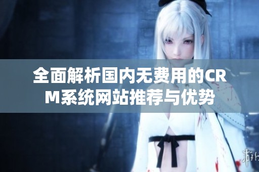 全面解析国内无费用的CRM系统网站推荐与优势