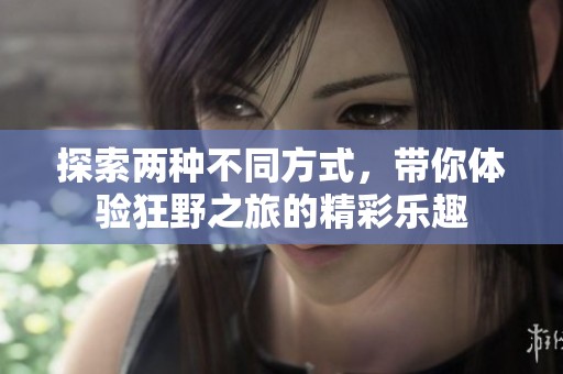 探索两种不同方式，带你体验狂野之旅的精彩乐趣