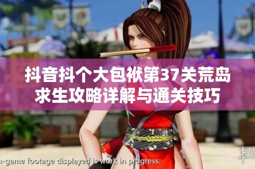 抖音抖个大包袱第37关荒岛求生攻略详解与通关技巧