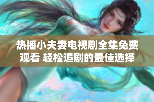 热播小夫妻电视剧全集免费观看 轻松追剧的最佳选择