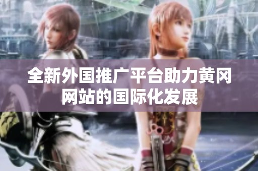全新外国推广平台助力黄冈网站的国际化发展