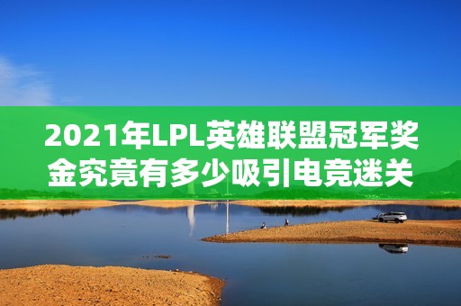 2021年LPL英雄联盟冠军奖金究竟有多少吸引电竞迷关注