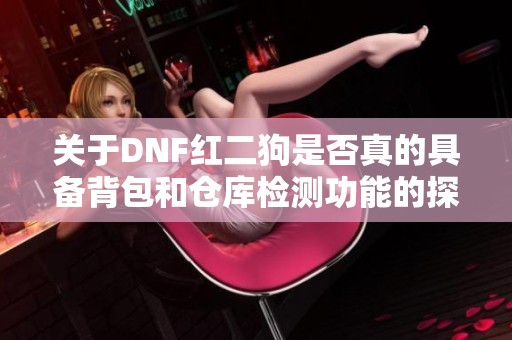 关于DNF红二狗是否真的具备背包和仓库检测功能的探讨
