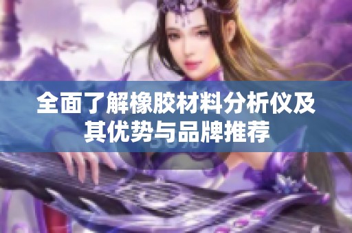 全面了解橡胶材料分析仪及其优势与品牌推荐