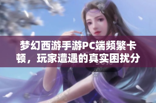 梦幻西游手游PC端频繁卡顿，玩家遭遇的真实困扰分析
