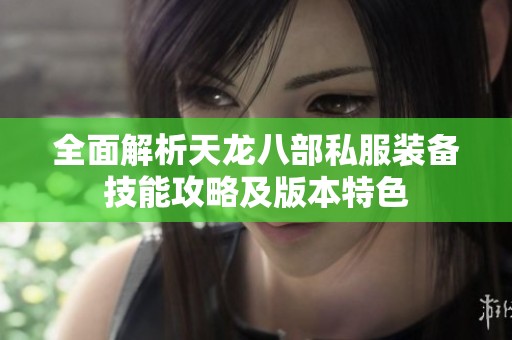 全面解析天龙八部私服装备技能攻略及版本特色