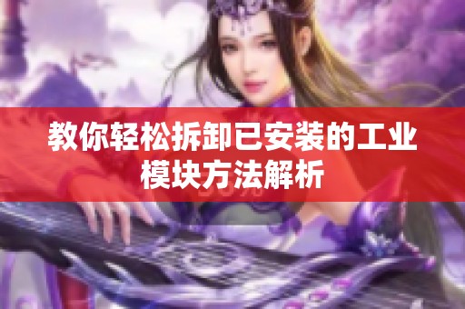 教你轻松拆卸已安装的工业模块方法解析
