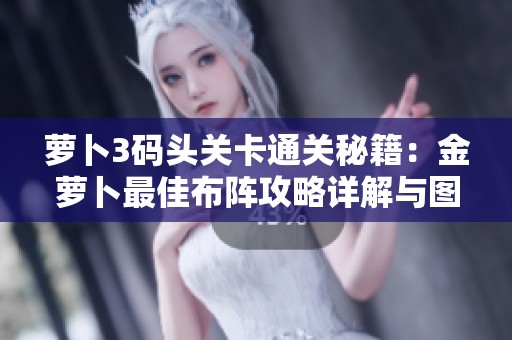 萝卜3码头关卡通关秘籍：金萝卜最佳布阵攻略详解与图解