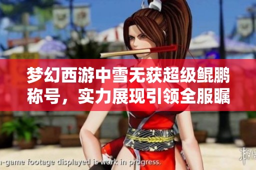 梦幻西游中雪无获超级鲲鹏称号，实力展现引领全服瞩目