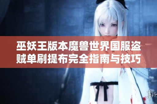 巫妖王版本魔兽世界国服盗贼单刷提布完全指南与技巧分享